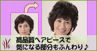 �ȒP�������ȏ����p�w�A�s�[�X(�E�B�b�O) �{���w�A�[