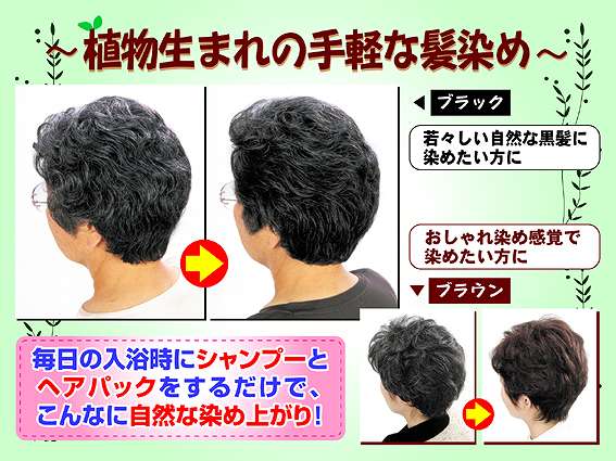 白髪染めシャンプー
