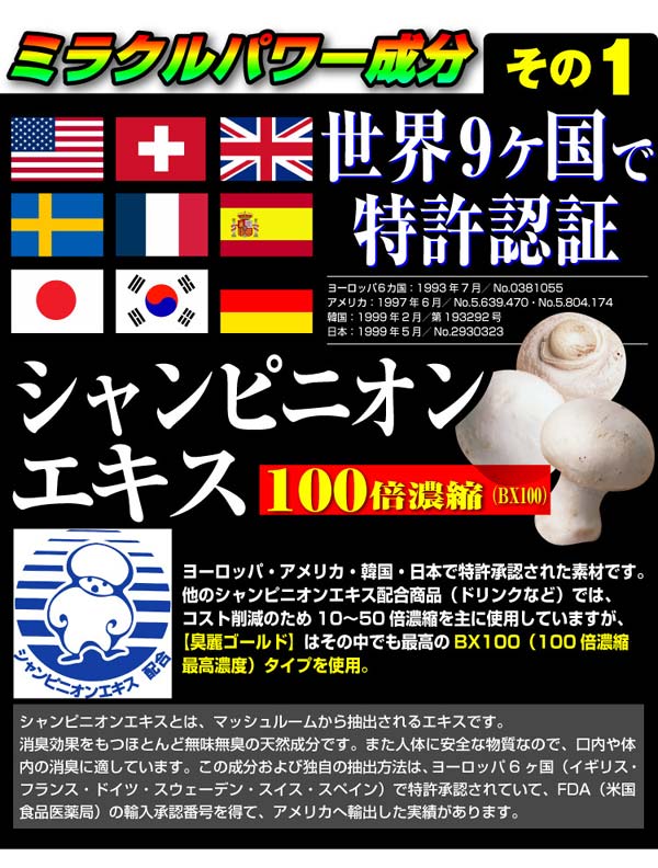臭麗GOLDの特徴8