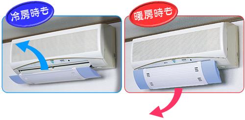 冷房も暖房も快適