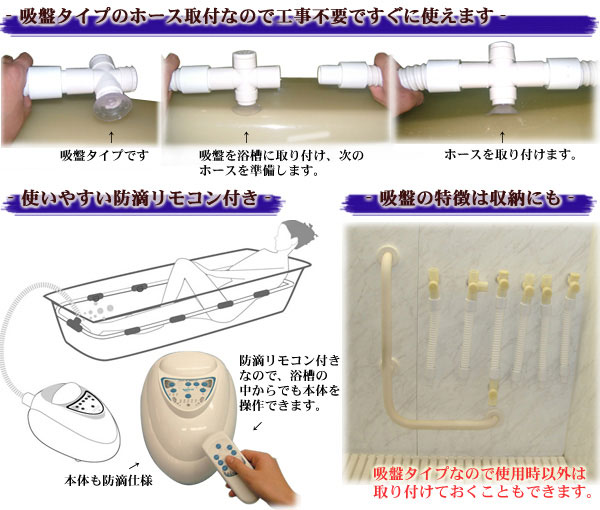 自宅でバブルバス